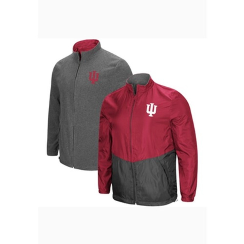 Indiana Hoosiers Colosseum Halfback Option Reversible Full-Zip Jacket Small, New